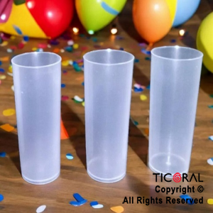 VASO TRAGO LARGO PP KV TRANSPARENTE 280CC X 10
